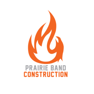 Prairie Band Construction Logo
