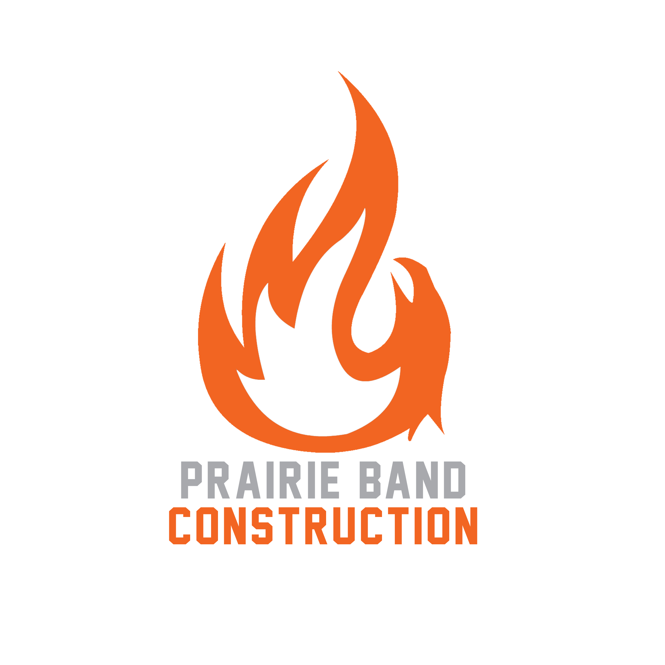 Prairie Band Construction Logo