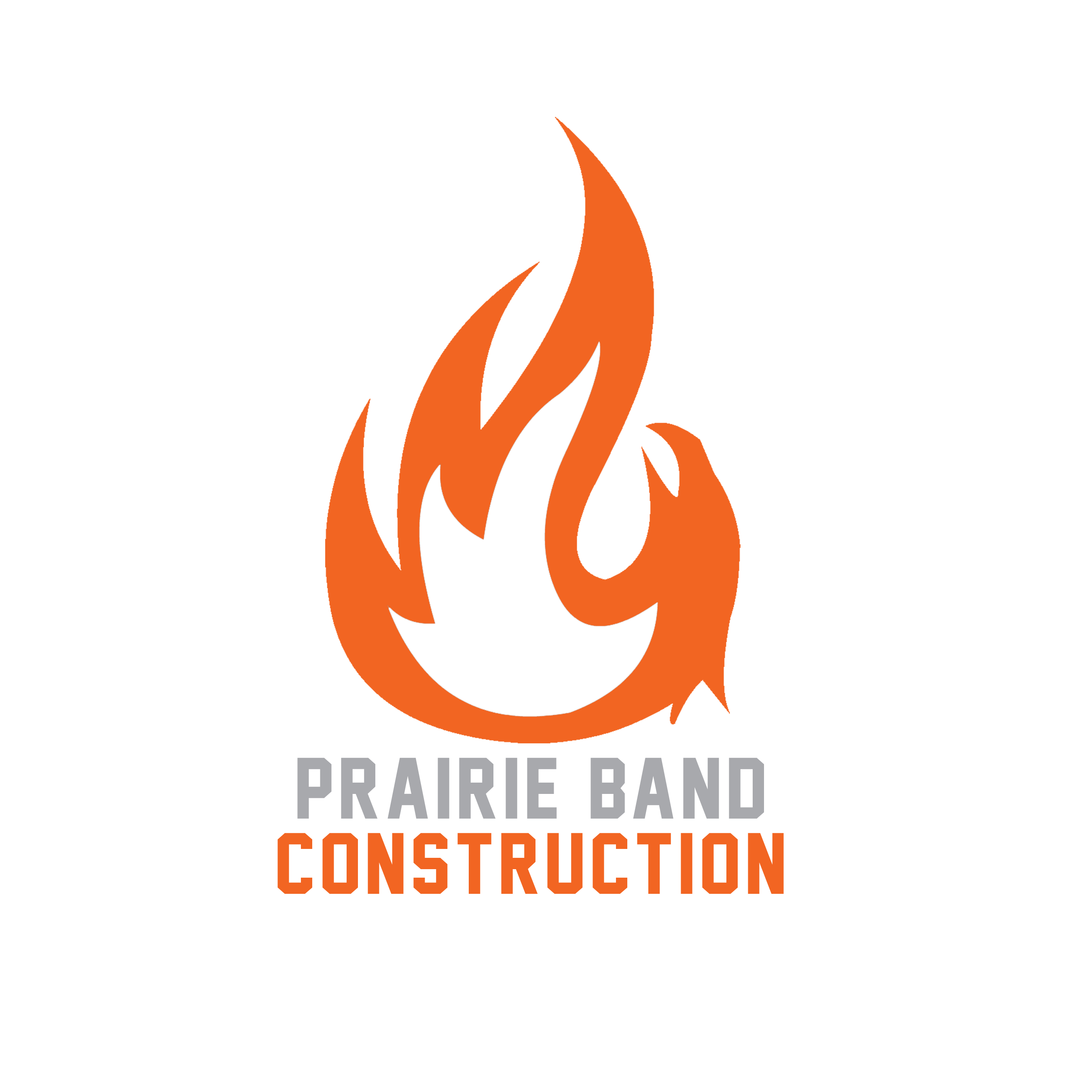 Prairie Band Construction Logo